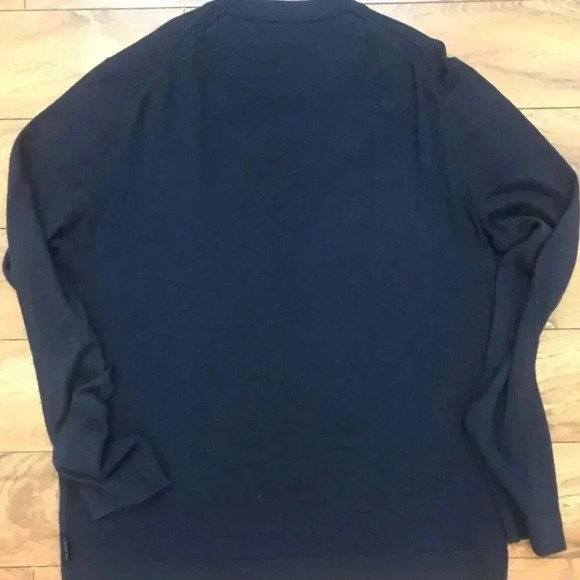 Ted Baker Men’s Blue V-neck Sweater - US 2XL / UK 6 - Picture 2 of 3
